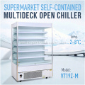 Commercial Air Cooling Open Multi-Deck Display Refrigerator
